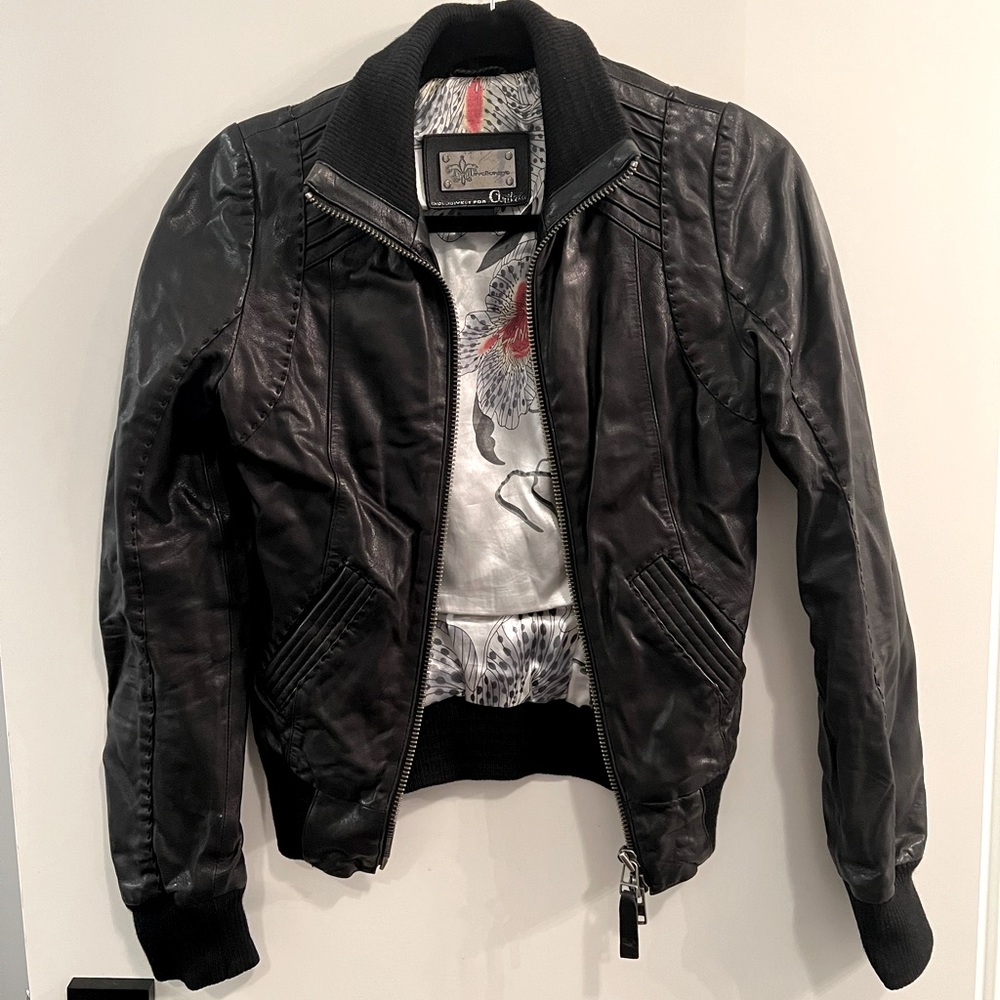 Mackage for Aritzia leather jacket